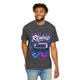 Rewind Cassette Tape T-Shirt – Vintage 80s Music Graphic Tee