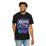 Rewind Cassette Tape T-Shirt – Vintage 80s Music Graphic Tee