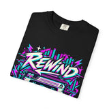Rewind Cassette Tape T-Shirt – Vintage 80s Music Graphic Tee
