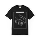 Cassette Tape Diagram T-Shirt – Vintage 80s Music Graphic Tee