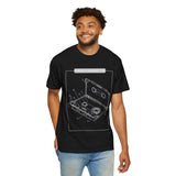Cassette Tape Diagram T-Shirt – Vintage 80s Music Graphic Tee