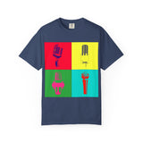 Of Mics And Men T-Shirt – Vintage Microphone Music Graphic Tee