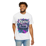Rewind Cassette Tape T-Shirt – Vintage 80s Music Graphic Tee