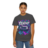 Rewind Cassette Tape T-Shirt – Vintage 80s Music Graphic Tee