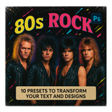 80's Rock Text Style Pack (Photoshop)