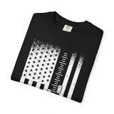 DJ American Flag T-Shirt – Vintage Mixer Patriotic Music Tee