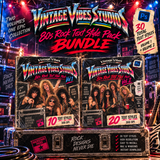 80s Rock Text Style Pack Bundle